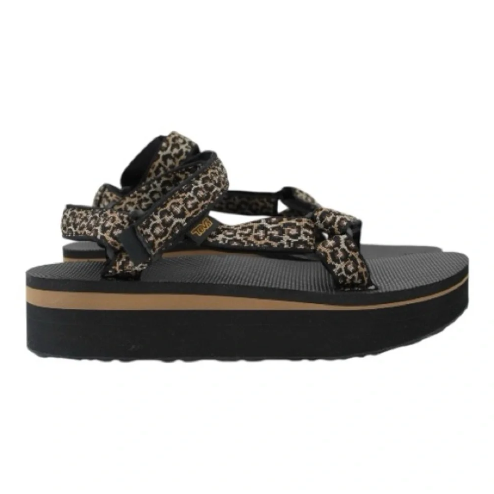 Teva Womens Flatform Universal DORINDA Leopard Print size 7 - Picture 2 of 10